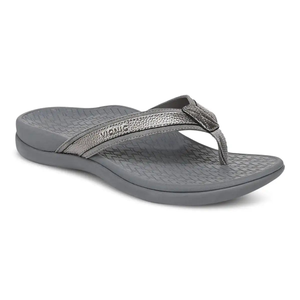 Tide 2.0 Toe Post Sandal Pewter Leather