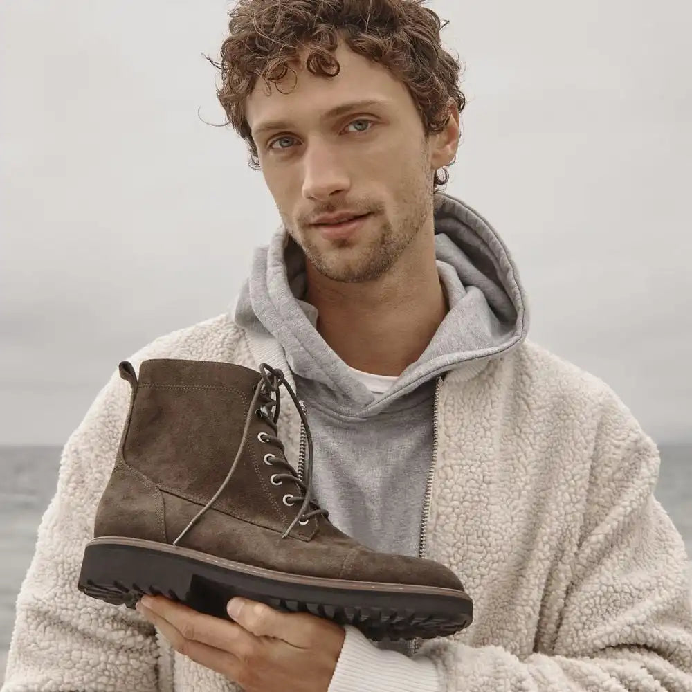Livermore Lace Up Boot Tan Leather